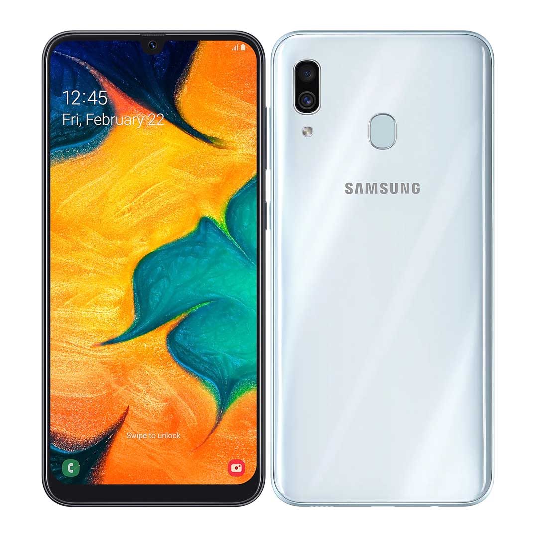 samsung galaxy a30 white