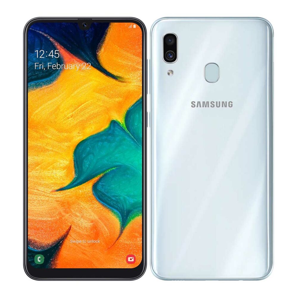 samsung galaxy a30 white