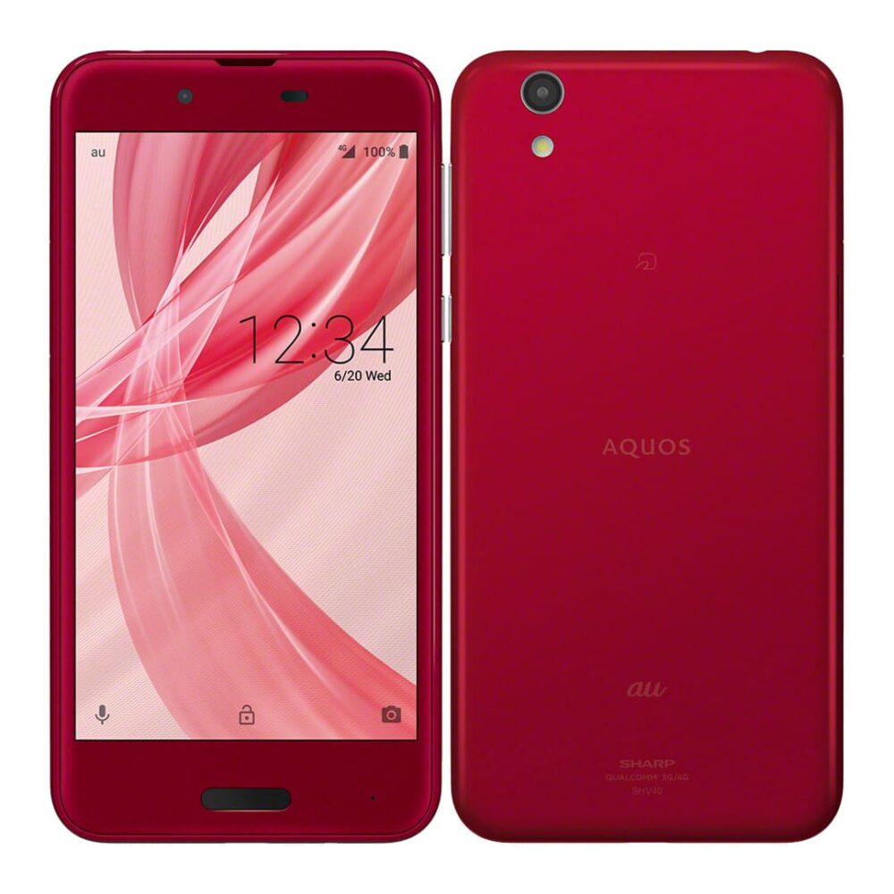 sharp aquos sense shv40 noble red