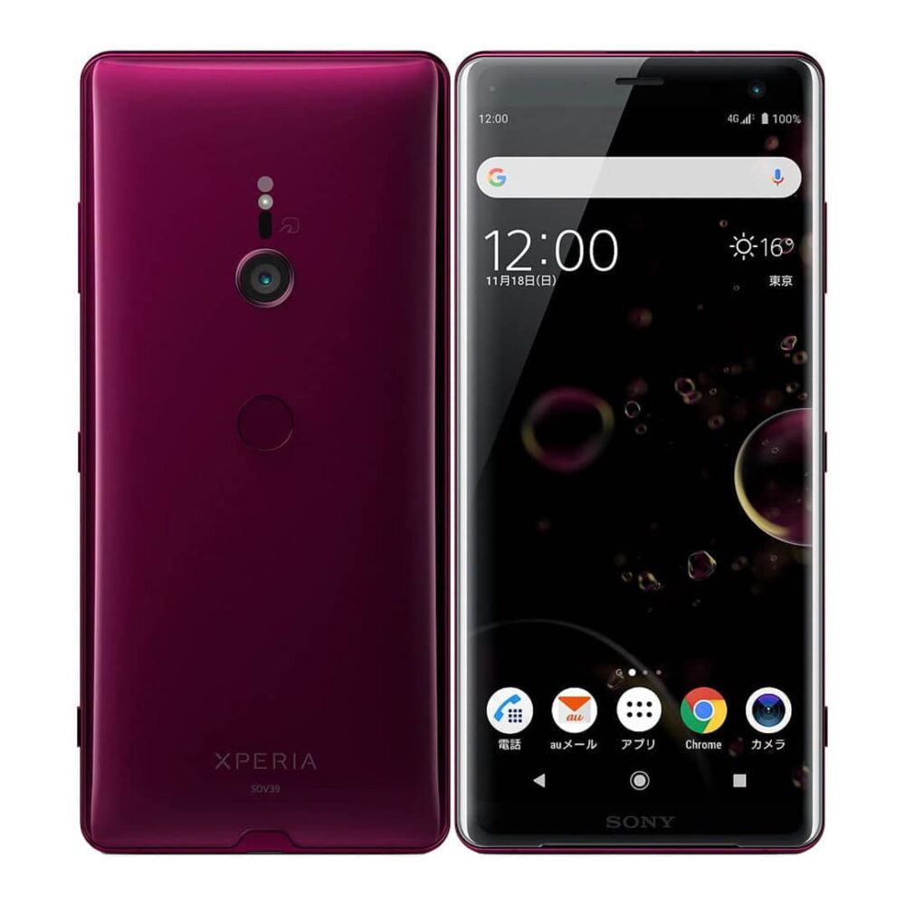 sony xperia xz3 bordeaux red